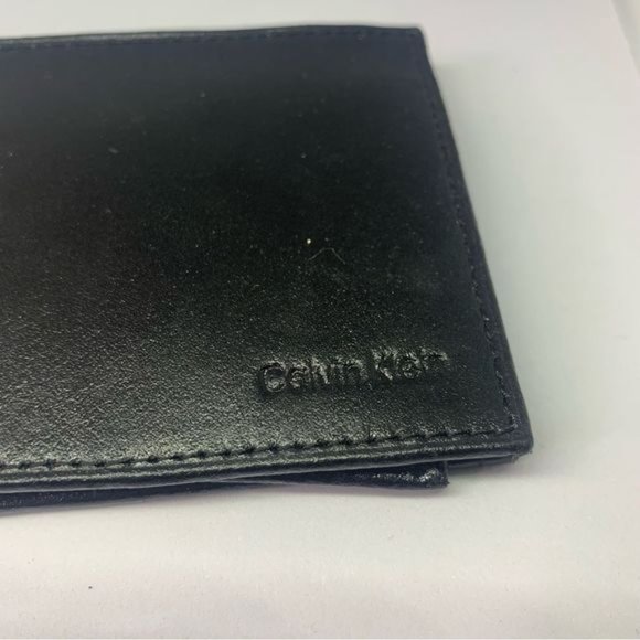 Calvin Klein Black Leather Wallet - Picture 3 of 10
